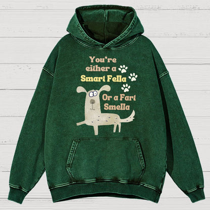 Funny Dog Puns Vintage Distressed Hoodie