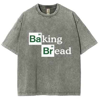 Baking Bread Vintage Distressed T-shirt