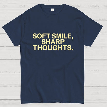 Soft Smile, Sharp Thoughts. Geek T-Shirt