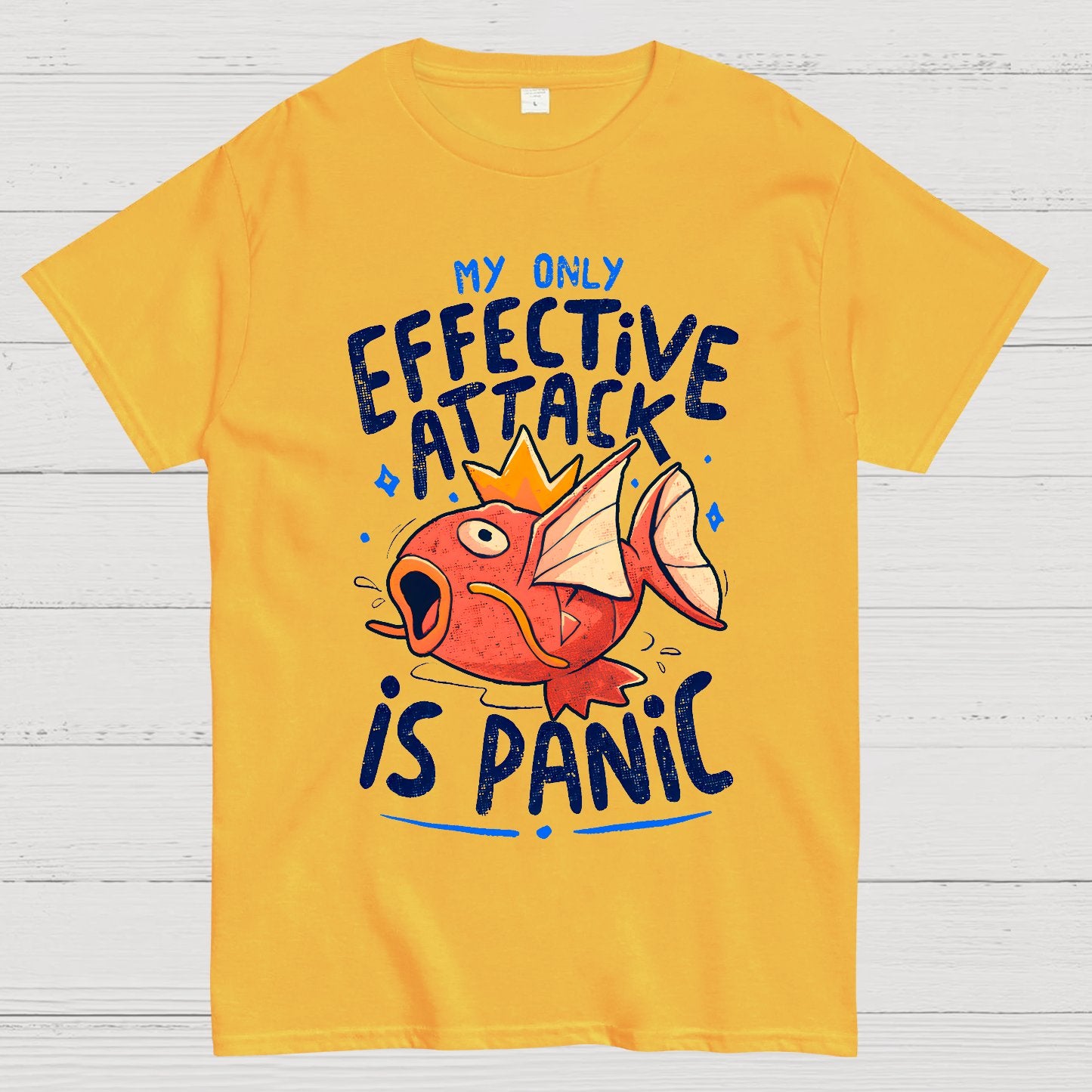 My Only Effective Attack Is Panic Panic Attack Geek T-Shirt