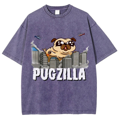 Pugzilla Vintage Distressed T-shirt