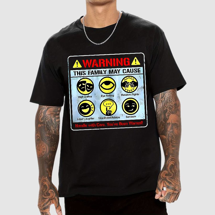 Warning This Family May Cause Geek T-Shirt