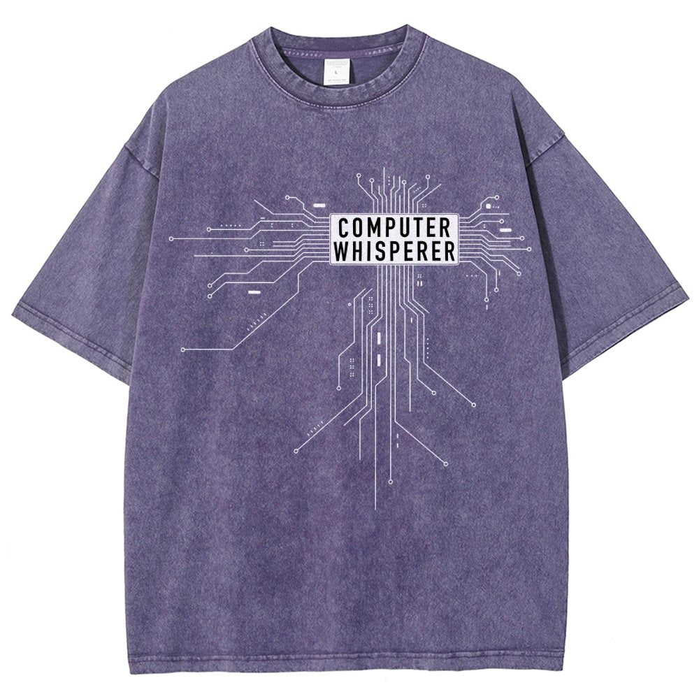 Computer Whisperer Vintage Distressed T-shirt