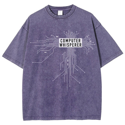 Computer Whisperer Vintage Distressed T-shirt