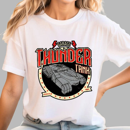 Thunder Tank Garage Buy Now Geek T-Shirt