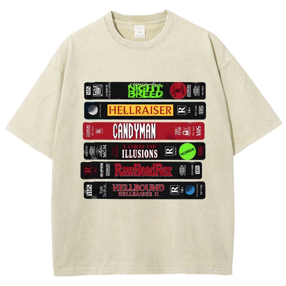 VHS Barker Vintage Distressed T-shirt