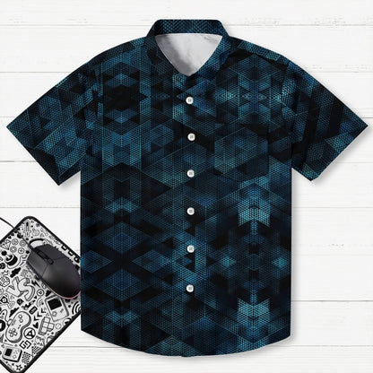 Geometric line science fiction Geek Hawaiian Shirt