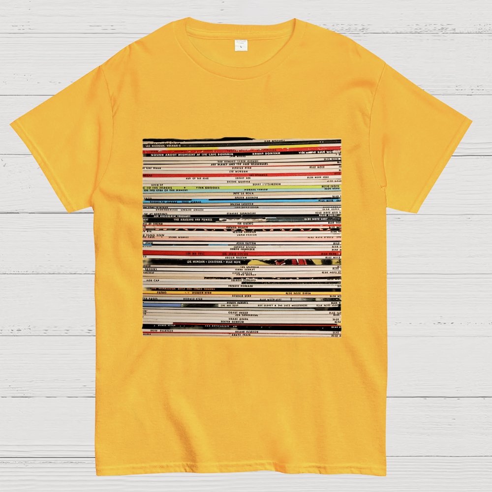 Vintage Vinyl Records Unisex Geek T-Shirt