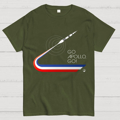 GO APOLLO, GO! We choose to go to the Moon... Geek T-Shirt