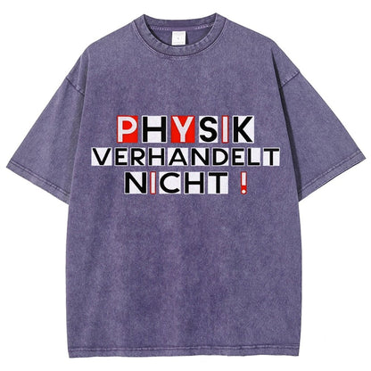 Physik verhandelt nicht Vintage Distressed T-shirt