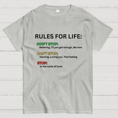 Rules For Life Unisex Geek T-Shirt