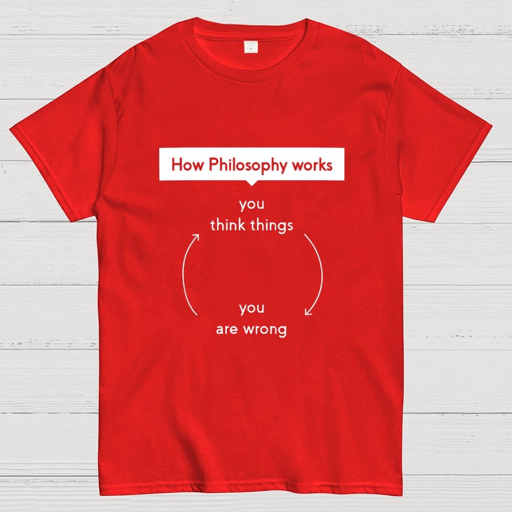 How Philosophy works Geek T-Shirt