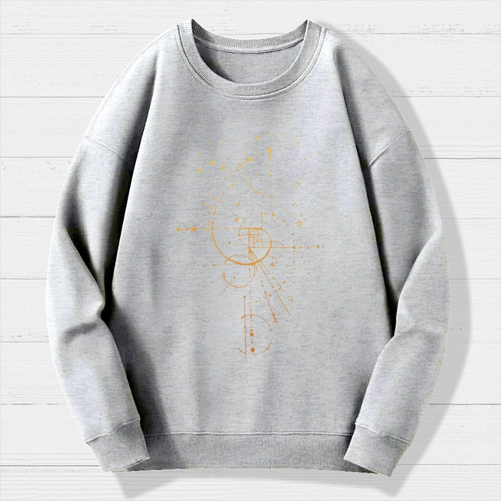 Fibonacci Geek Cotton Sweatshirt