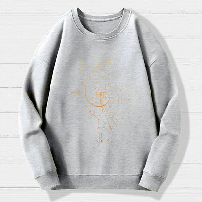 Fibonacci Geek Cotton Sweatshirt