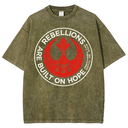 Rebellions Are Built on Dreams Vintage Distressed T-shirt