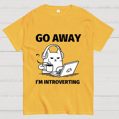 Go Away I'm Introverting Geek T-Shirt