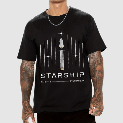 Starship Flight 3 Nerdy T-Shirt