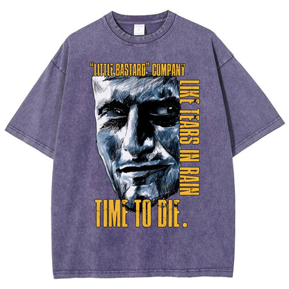 Time To Die Vintage Distressed T-shirt