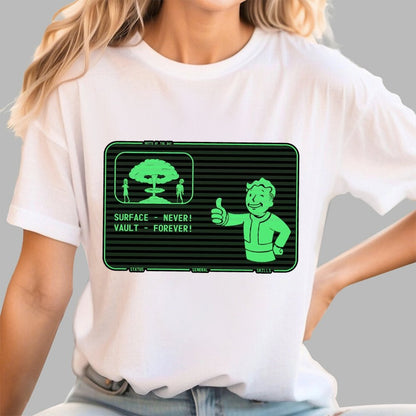 Surface Never Vault Forever Geek T-Shirt