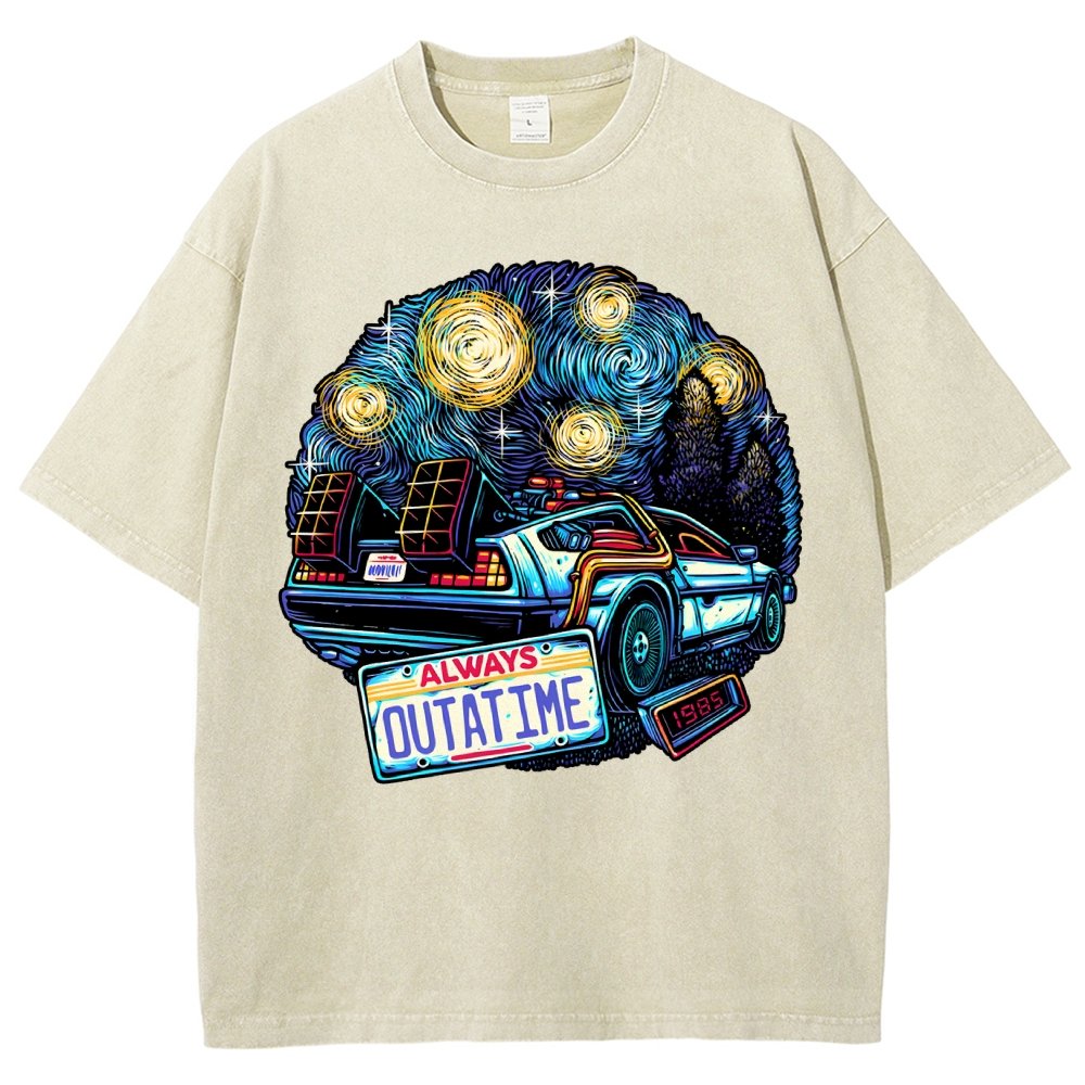 Always Outatime Vintage Distressed T-shirt