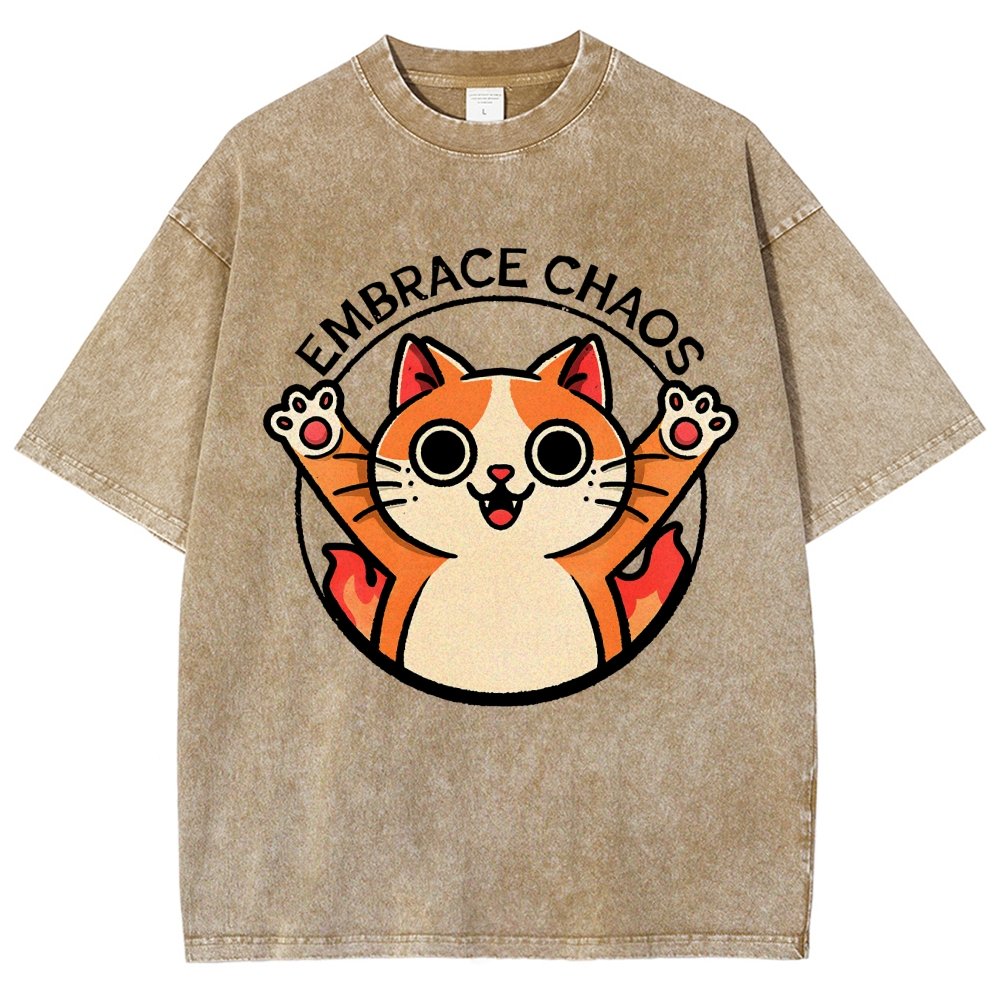 Embrace Chaos Vintage Distressed T-shirt