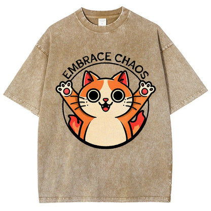 Embrace Chaos Vintage Distressed T-shirt