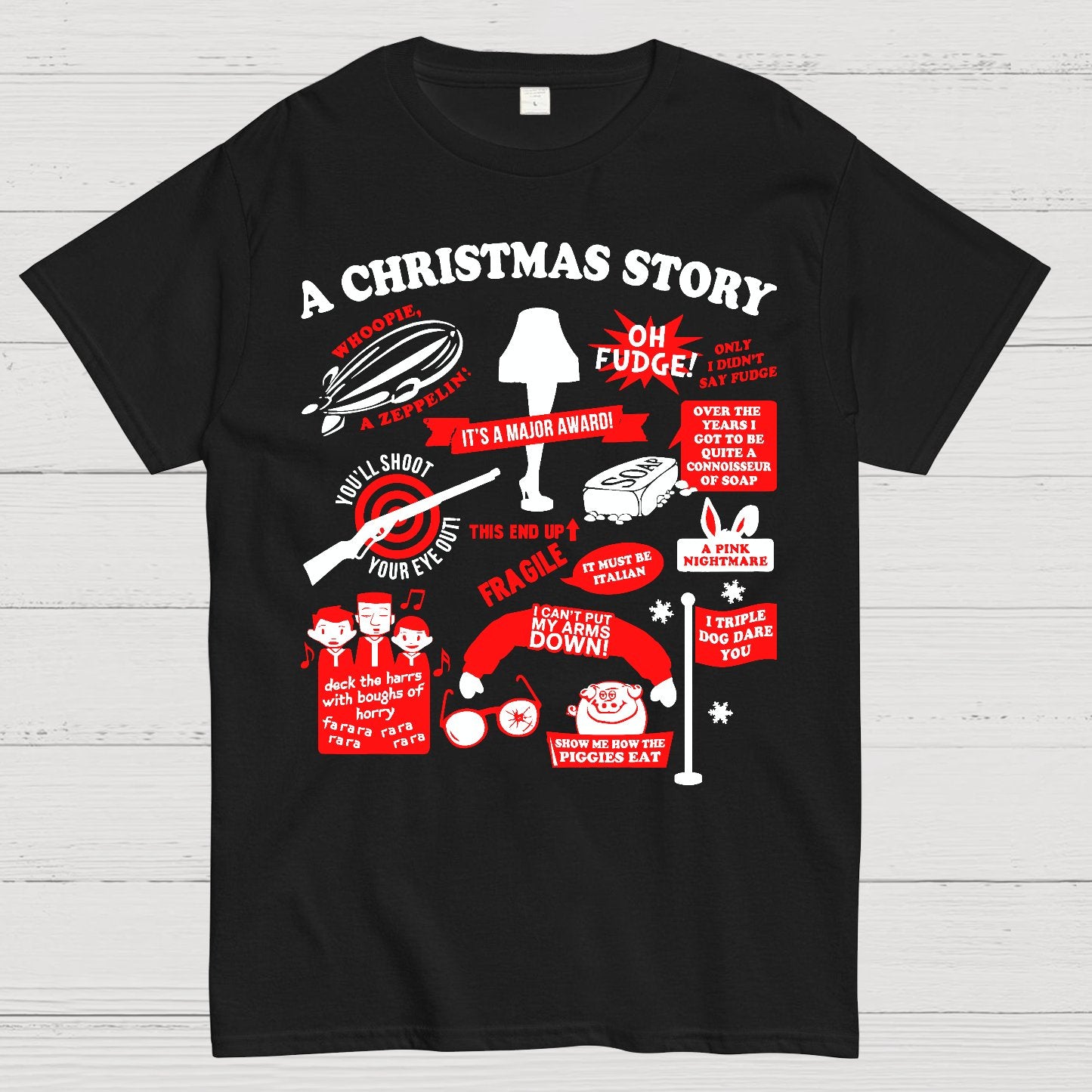 Christmas Story Quotes Geek T-Shirt