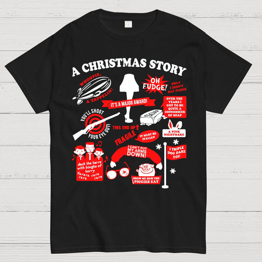 Christmas Story Quotes Geek T-Shirt
