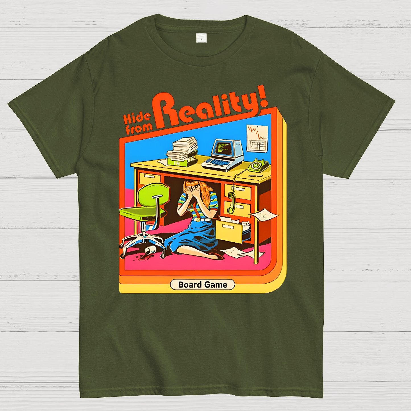 Hide From Reality Geek T-Shirt