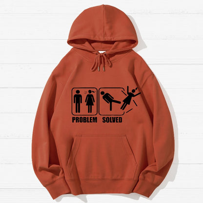 Problem Solved Geek Cotton Hoodie