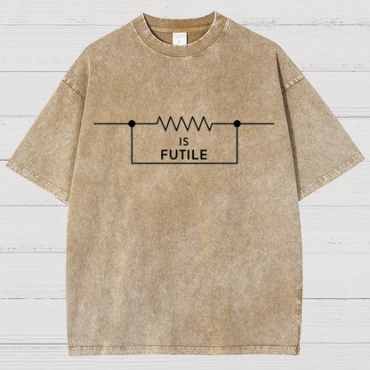Funny Engineer Resistor Geek Science Vintage Distressed T-shirt