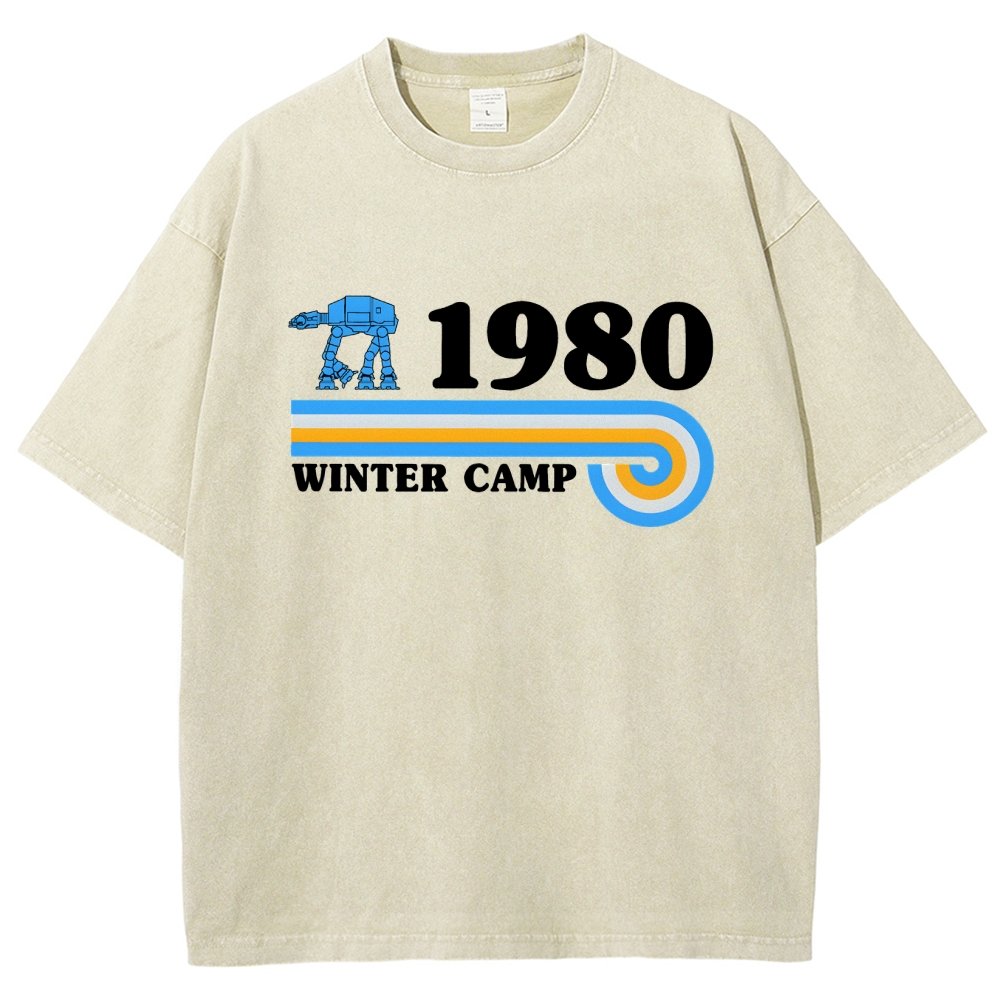 Winter Camp Vintage Distressed T-shirt