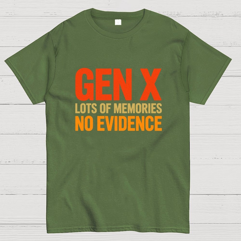 Gen-X Lots Of Memories Geek T-Shirt
