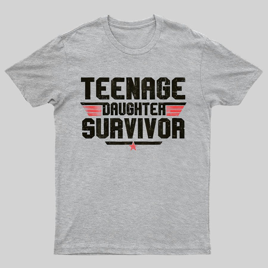 Teenage Daughter Survivor Vintage Geeky T-Shirt