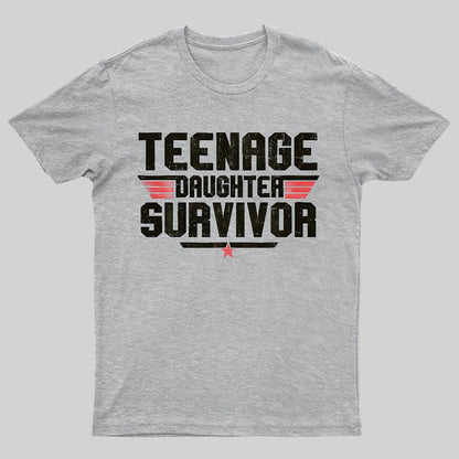 Teenage Daughter Survivor Vintage Geeky T-Shirt