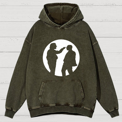 Bottom Spotlight Vintage Distressed Hoodie