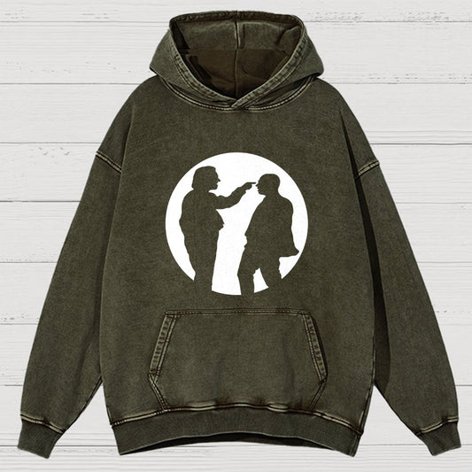 Bottom Spotlight Vintage Distressed Hoodie