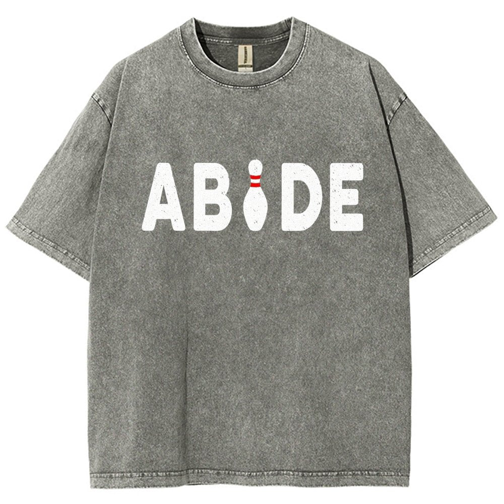 Bowling Abide Vintage Distressed T-shirt