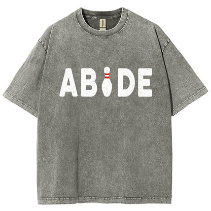 Bowling Abide Vintage Distressed T-shirt