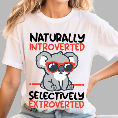 Selectively extrovert Unisex Geek T-Shirt