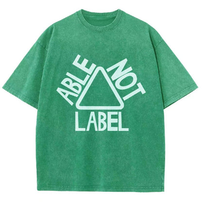 See the Able Not the Label Awareness Vintage Distressed T-shirt