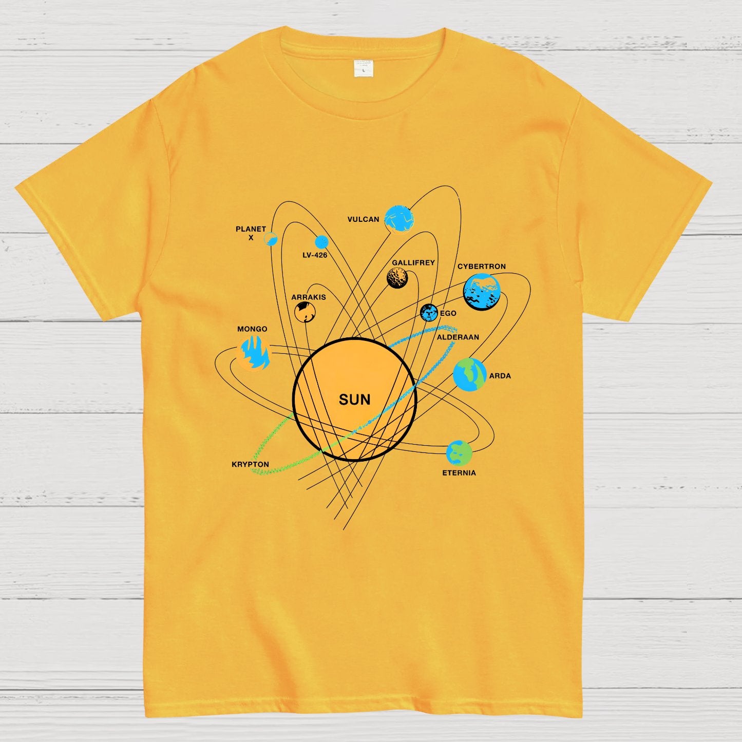 Solar System Geeky T-Shirt