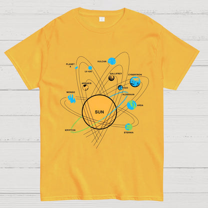Solar System Geeky T-Shirt
