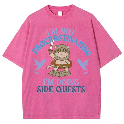 I'm Doing Side Quests Vintage Distressed T-shirt