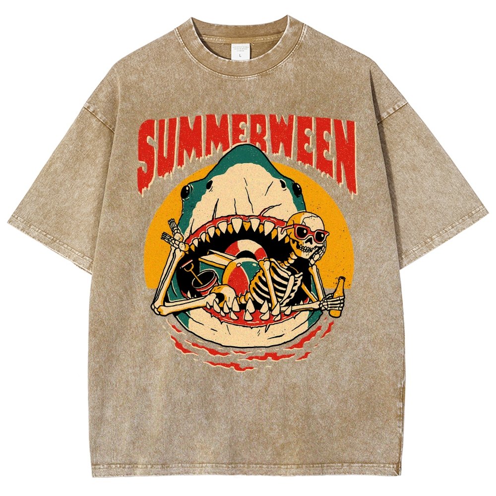 Summerween Vintage Distressed T-shirt