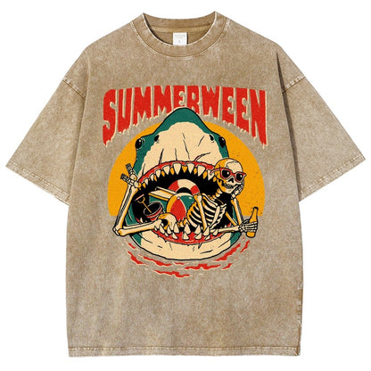 Summerween Vintage Distressed T-shirt