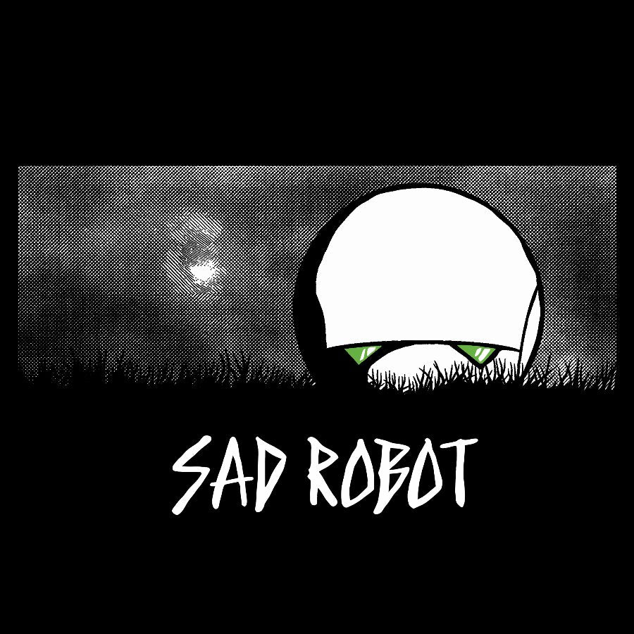 Sad Robot Geek T-Shirt