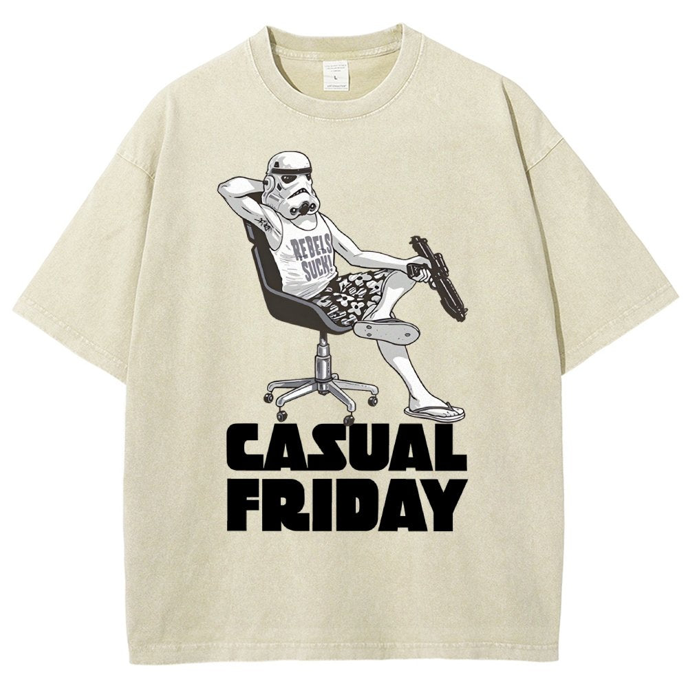 Casual Friday Vintage Distressed T-shirt