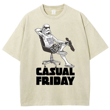 Casual Friday Vintage Distressed T-shirt