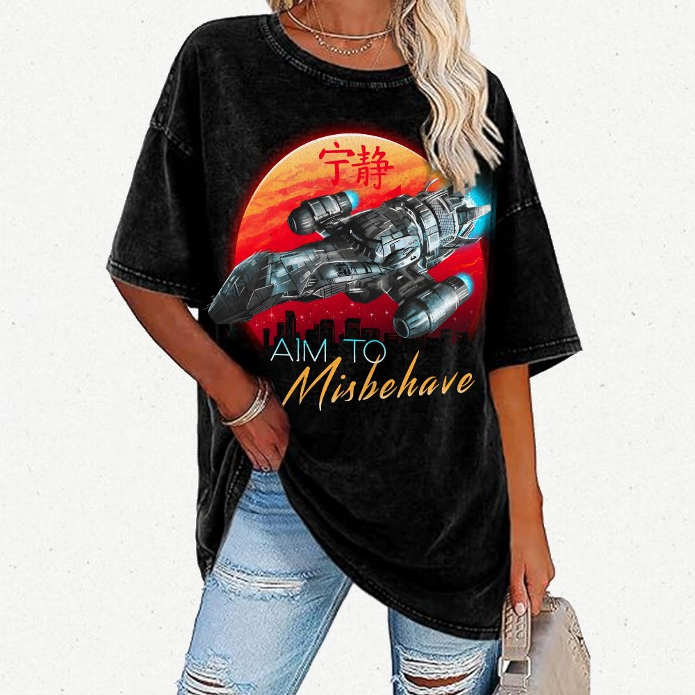 Watch How I Soar Vintage Distressed T-shirt
